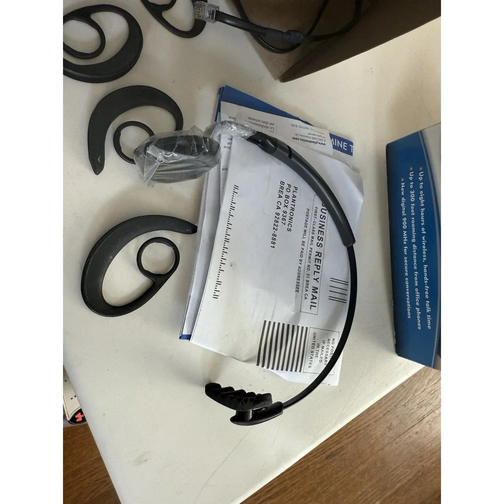 Plantronics CS 50 Wireless Office Cordless Headset System With Call Monitor